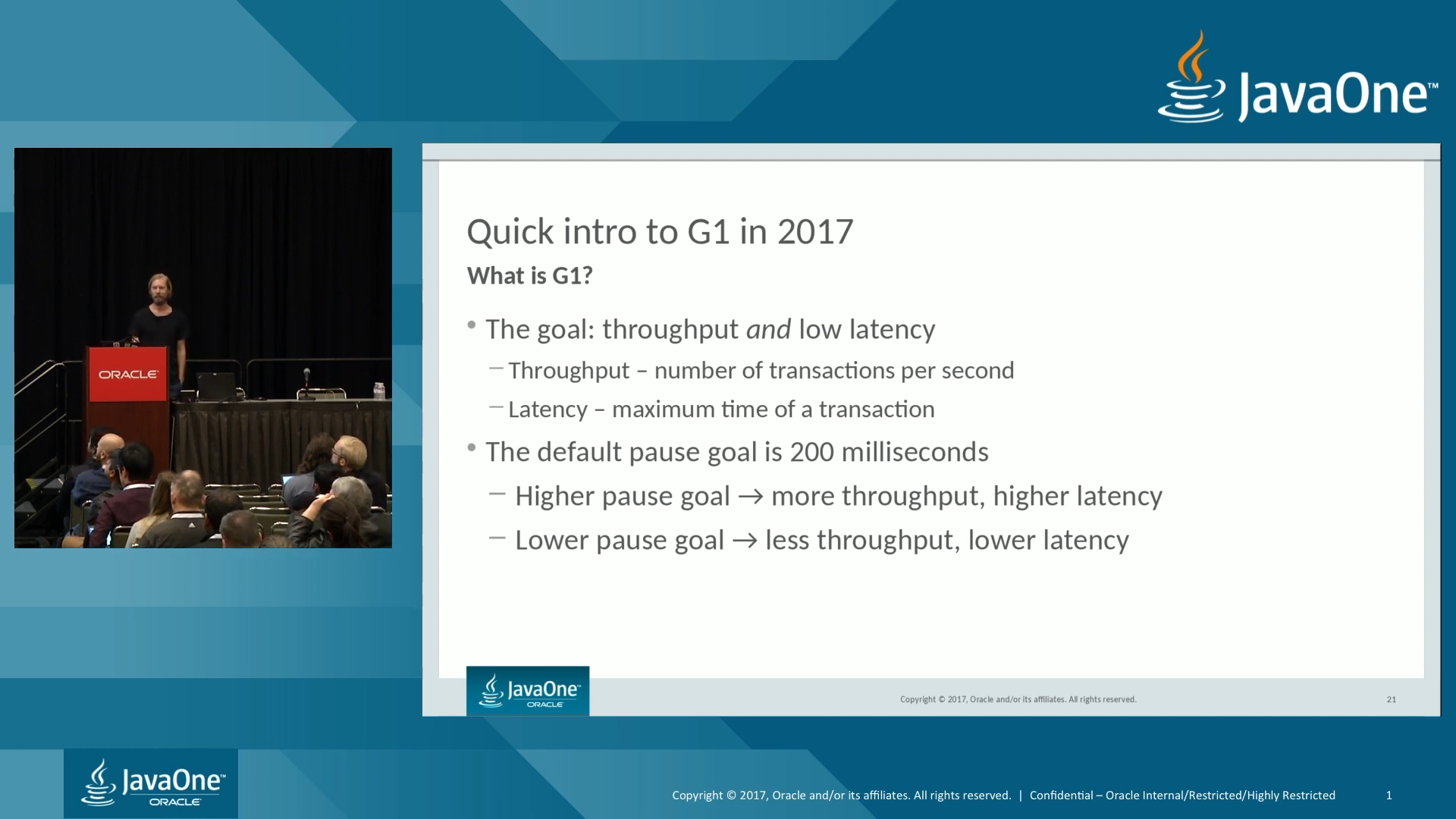 G1 GC 소개 - 처리량과 지연 시간 목표